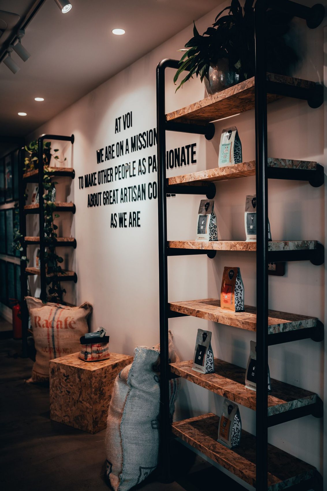Cosy café interior