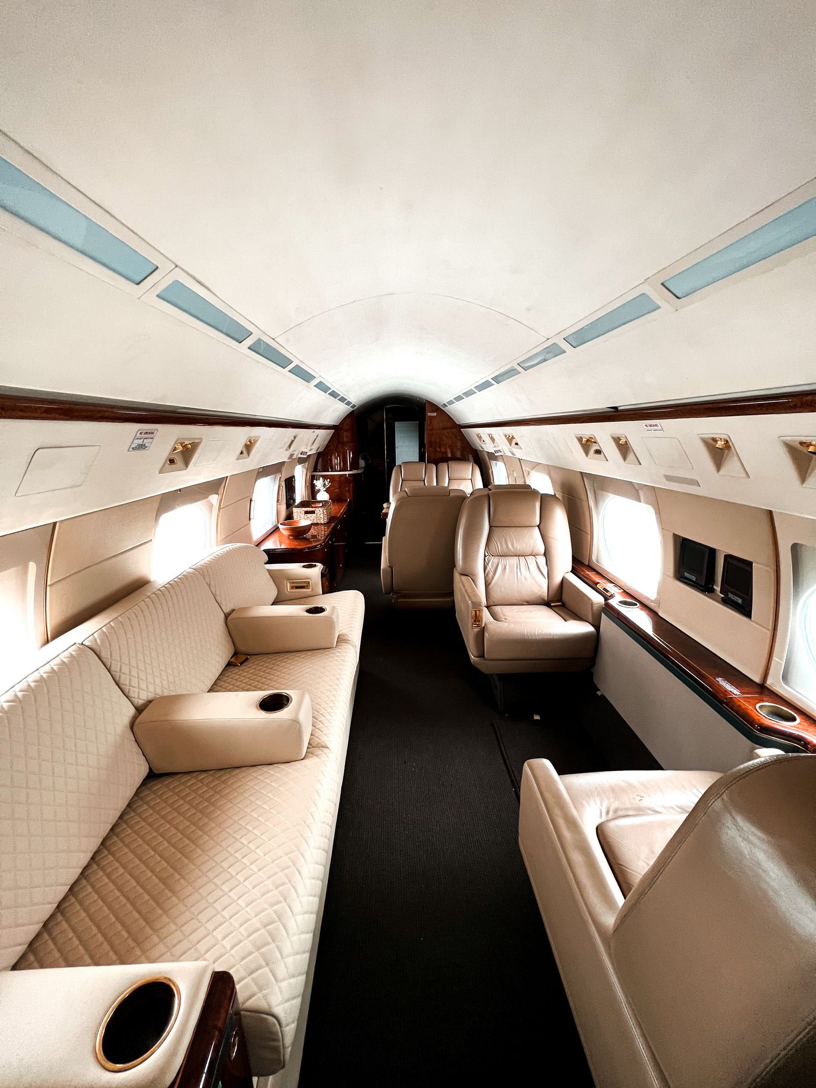 Private cabin interior