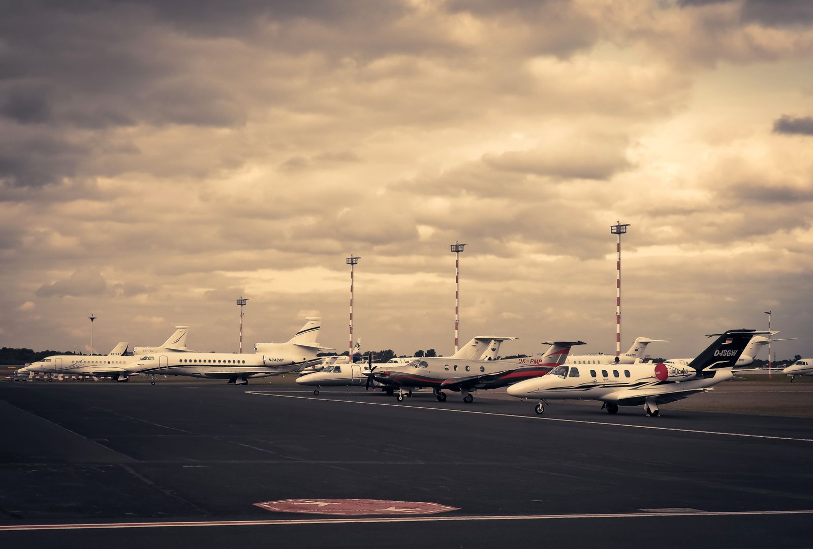Evening on the apron