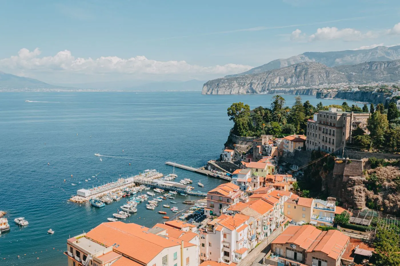 Naples bay from the water