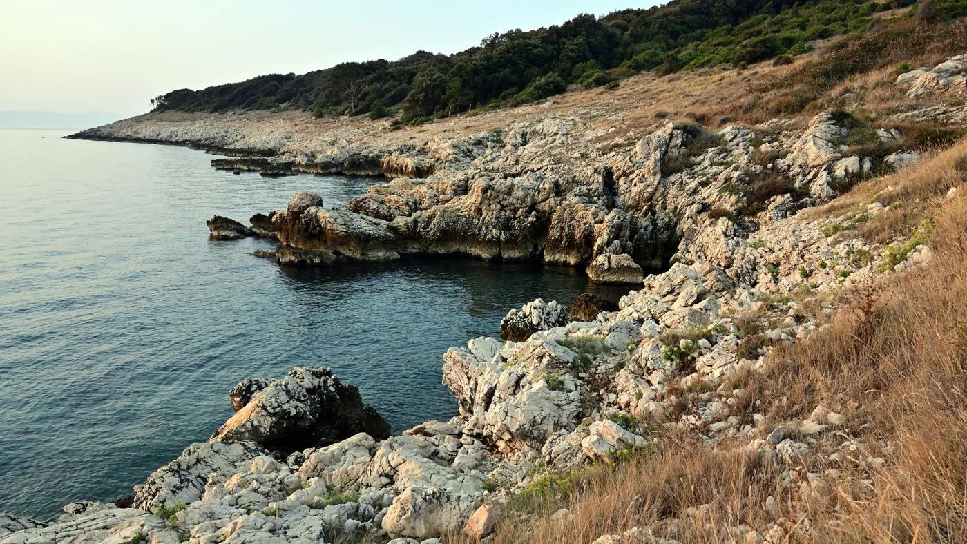 Rocky Croatian shoreline