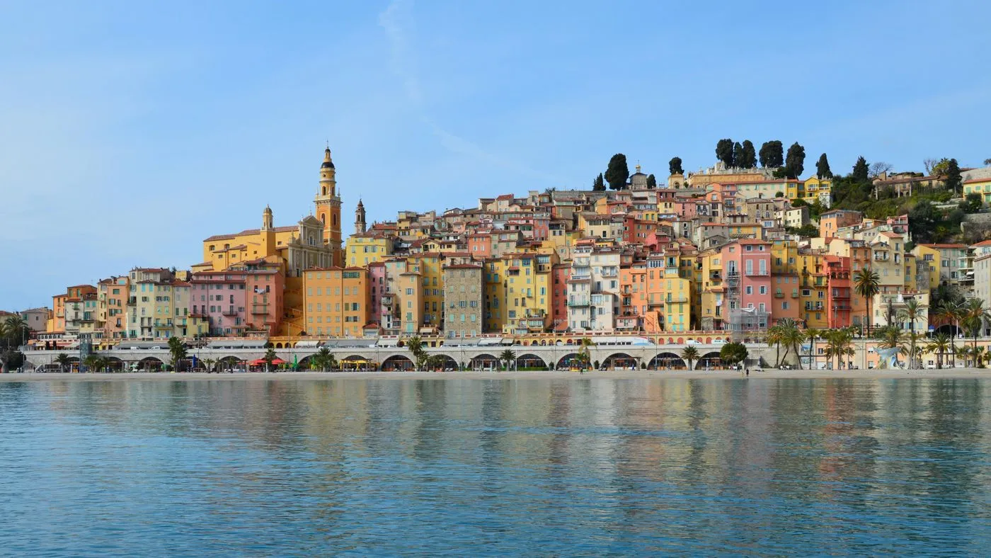 Mediterranean coastal town