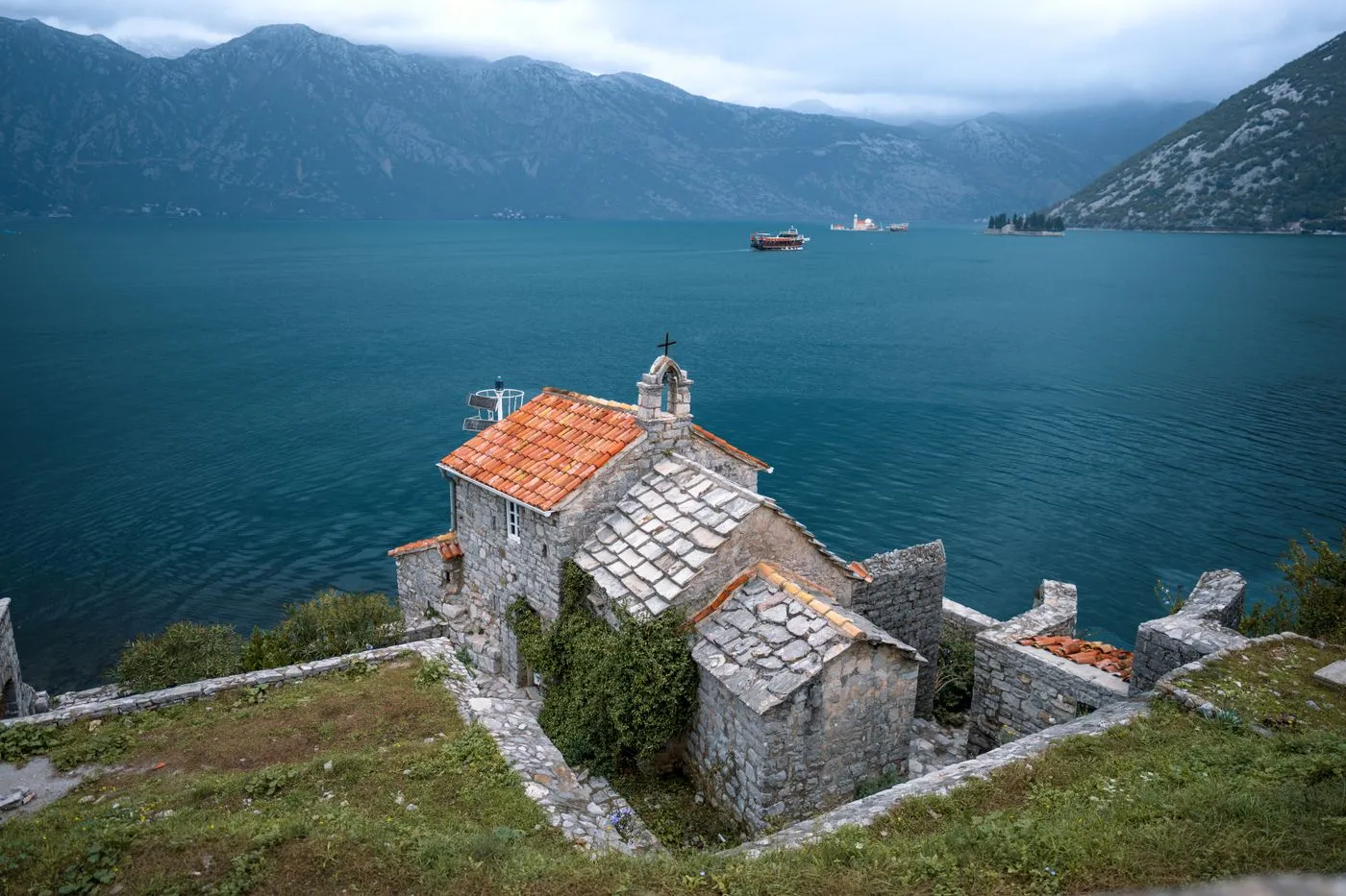 Church above the Montenegrin coast