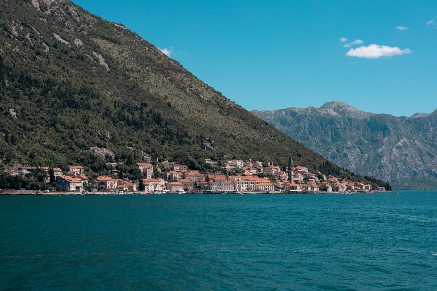 Perast and the bay