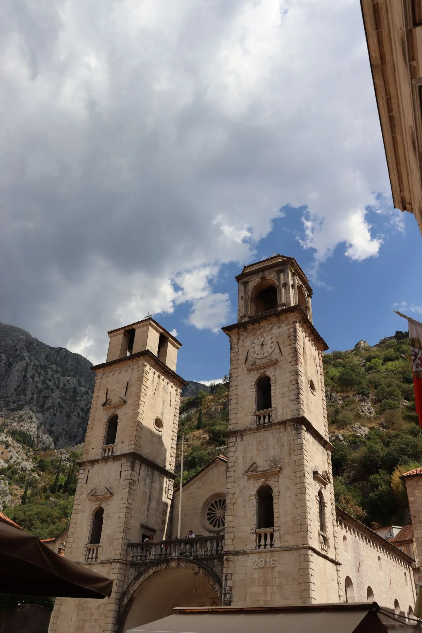 Kotor cathedral towers