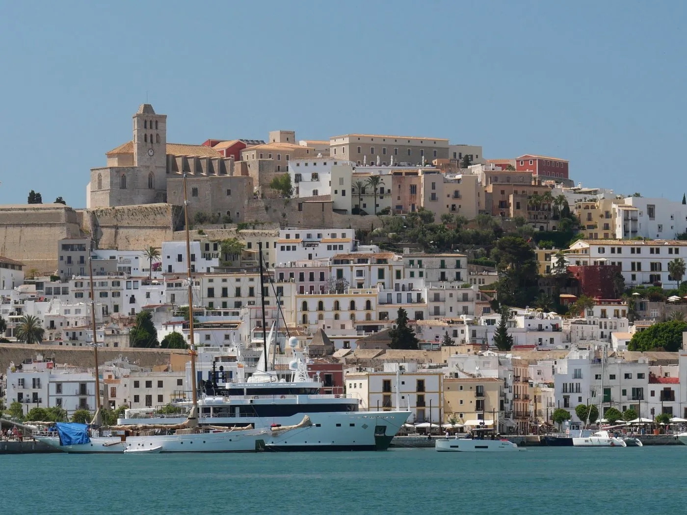 Ibizan coast and harbour