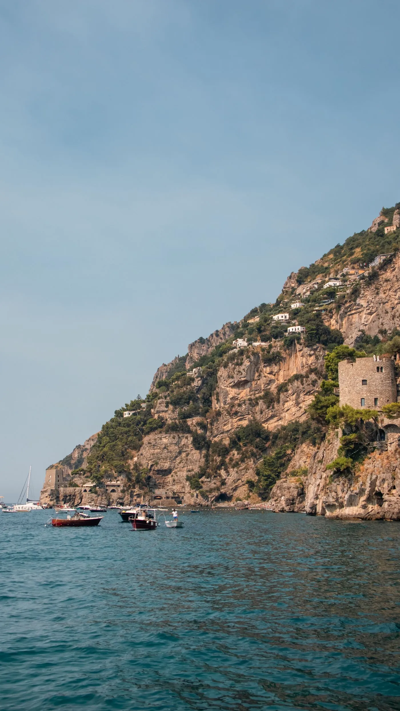 Amalfi town and its harbour