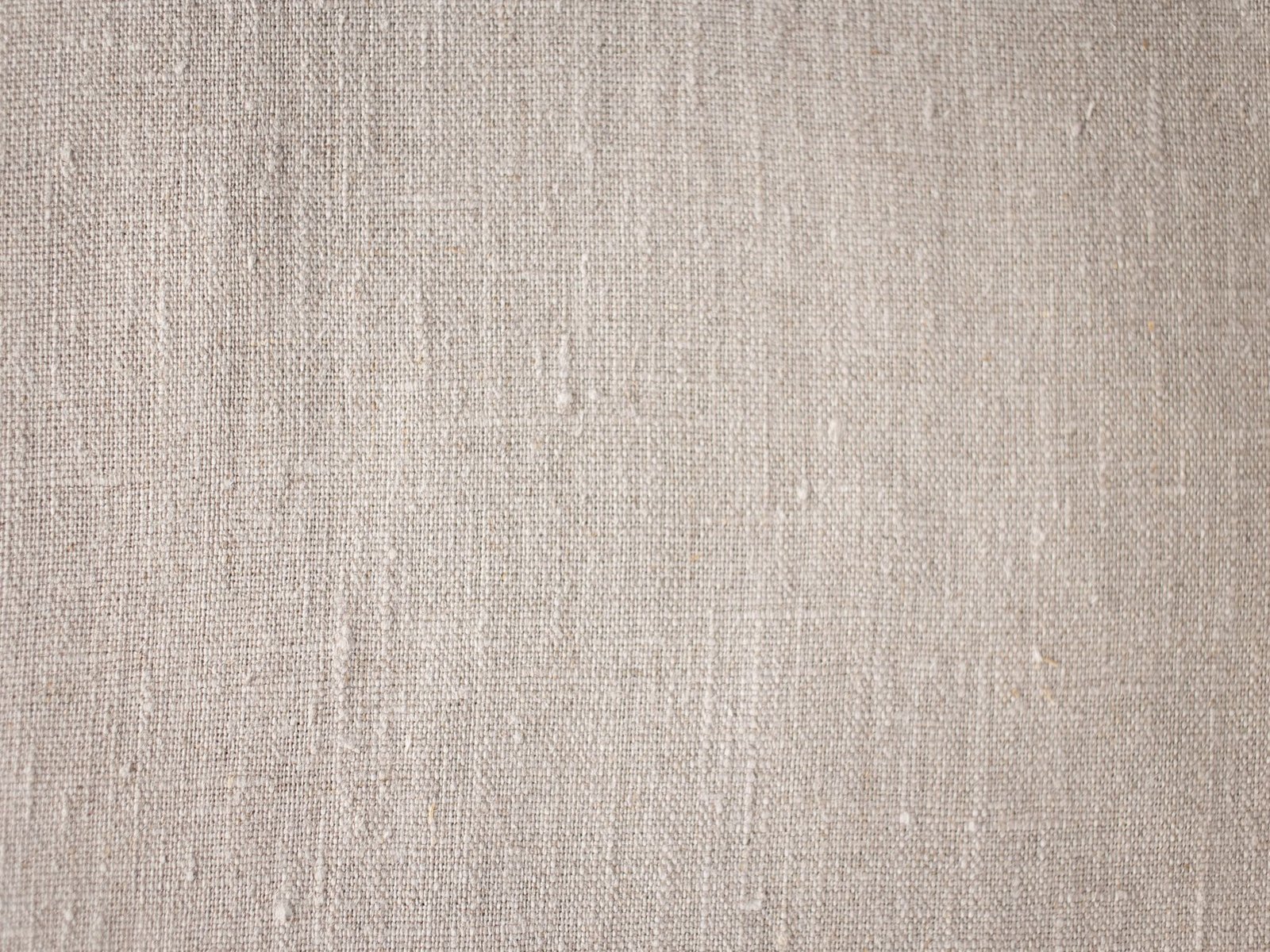 Close weave of natural undyed linen fabric