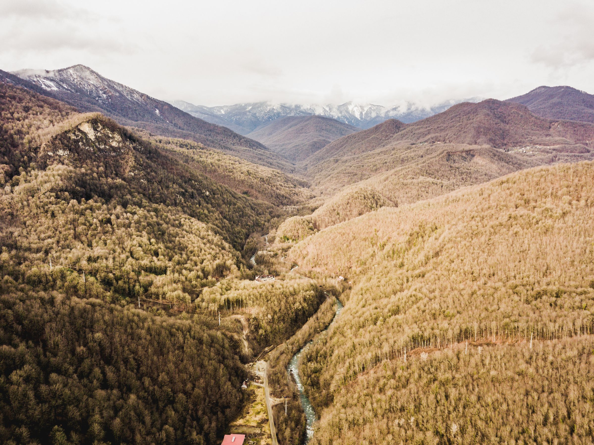 Aerial map of the Sterling Ridge valley